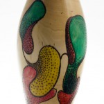 Wood Vase wood burning and color- The Kidneys