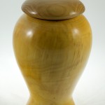 Cremation wood urn #42