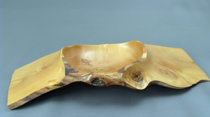 Wood bowl - #424-Maple 16.5 x 7 x 2.5po.