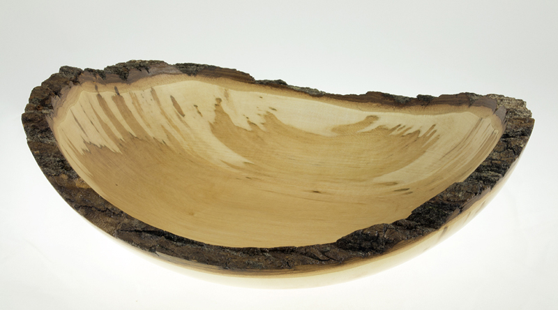 Wood bowl - #676-Maple 12 x 10.5 x 2.5in.