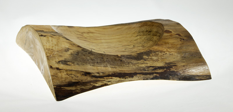 Wood Bowl Spalted Maple - #688 - 8.25 x 2in.