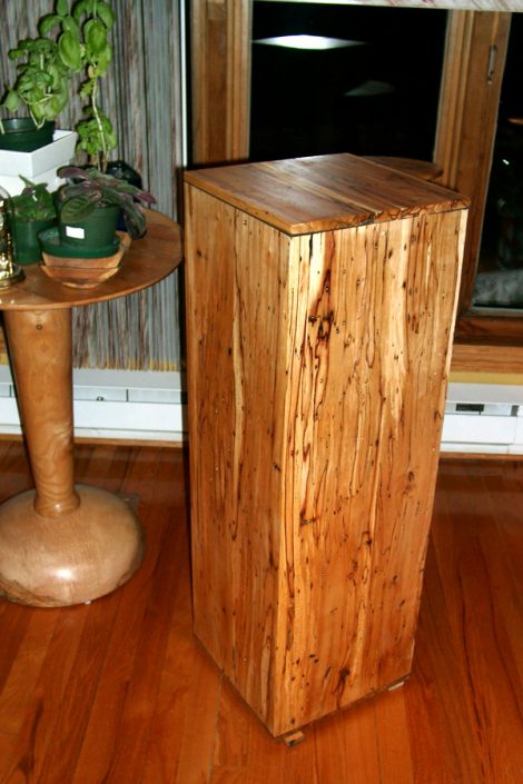 Spalted Wood Pedestal