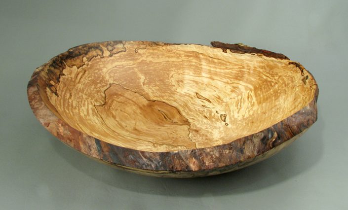 Saplted Yellow Birch Burl bowl