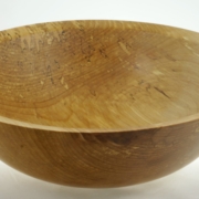 Wood salad bowl #812-Spalted White Birch 12.5in. x 4in.