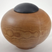 Wood cremation urn - #119-Oak 7 x 10in.