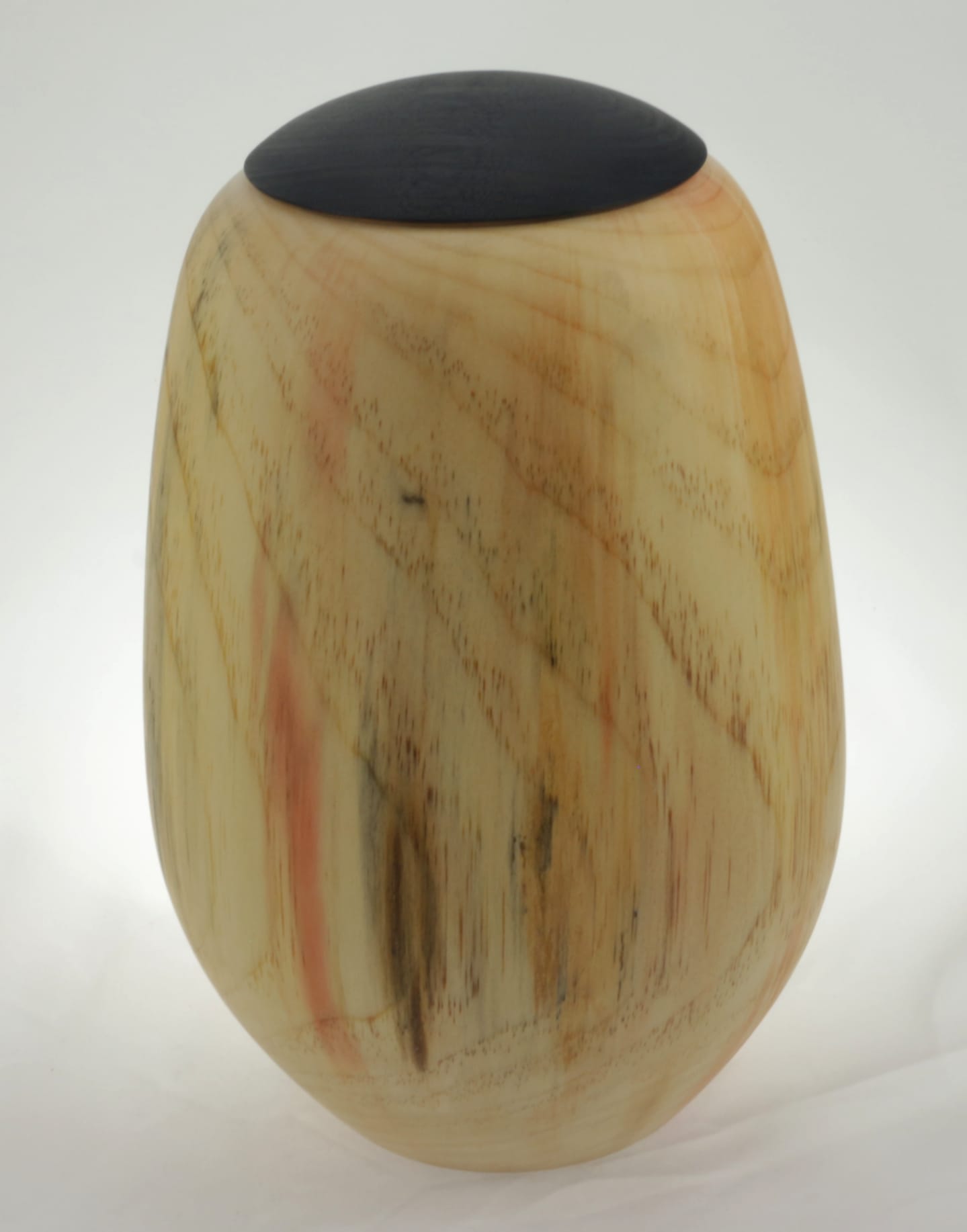 Wood cremation urn - #133-Pine 7.25 x 10in.