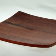 Wooden plate Padauk #741-8.75 x 1in.