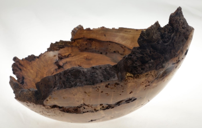 Wooden bowl Cherry Burl #855a-9 x 3in.