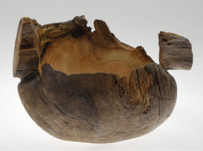 Wooden bowl Fir Burl #884-5.5 x 6.5 x 3.5in.