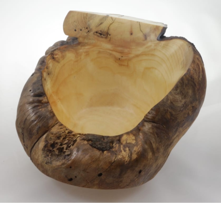 Wooden bowl Fir Burl #911-11 x 9 x 4in.