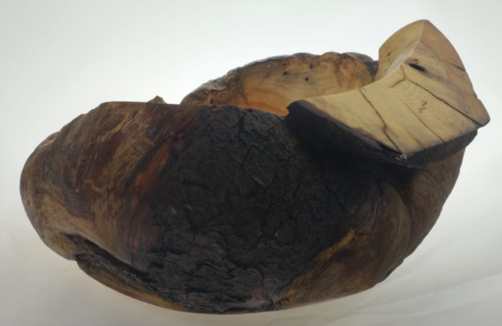 Wooden bowl Fir Burl #911c-11 x 9 x 4in.