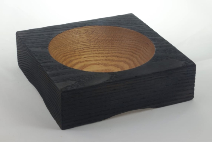 Wooden bowl Ash burn #929-6 x 1.75in.