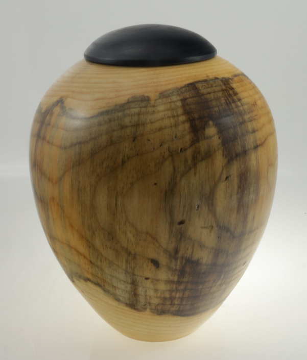 Wood funeral urn - #166- Pine 8,25 x 9,75in.
