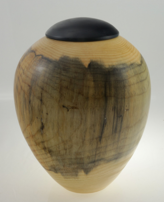 Wood funeral urn - #166a- Pine 8,25 x 9,75in.