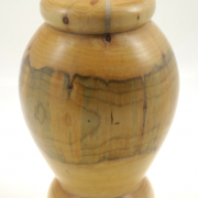 Wood funeral urn - #172- Pine 7,25 x 10,25in.