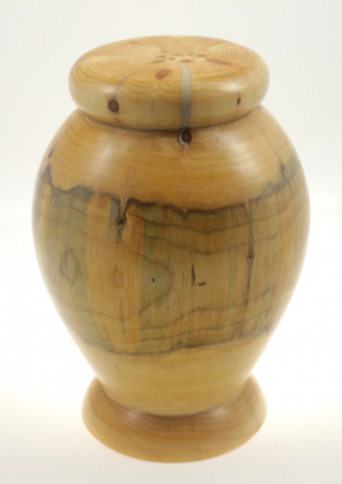 Wood funeral urn - #172- Pine 7,25 x 10,25in.