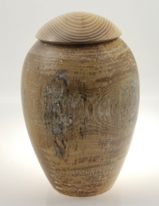 Wood cremation urn - #177-Ash 7,25 x 11,25in.