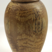 Wood cremation urn - #178-Ash 7,5 x 12in.
