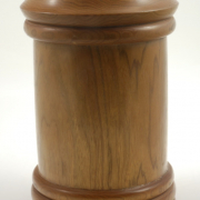 Wood cremation urn - #181- Butternut 7 x 11,75in.