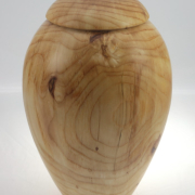 Wood funeral urn - #197-Spruce 7,5 x 11,25in.