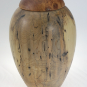 Wood funeral urn - #201-Spalted Maple 7,25 x 11,25in.