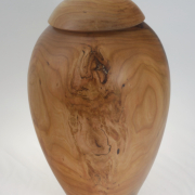 Wood funeral urn - #203-Cherry 7,5 x 11,25in.