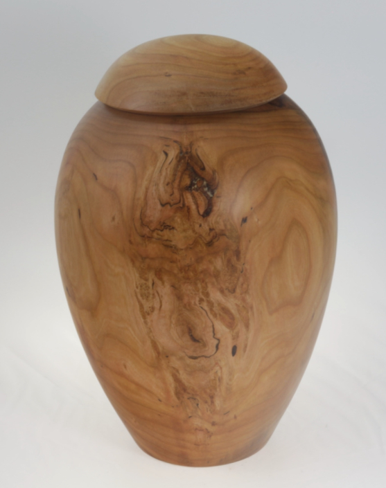 Wood funeral urn - #203-Cherry 7,5 x 11,25in.