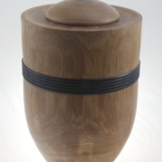 Wood funeral urn - #215- Ash 7,5 x 11,5 in.