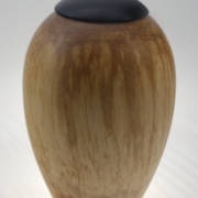Wood funeral urn - #216- Spalted White Birch 7,25 x 11in.