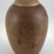 Wood funeral urn - #222-Butternut 7,5 x 11,5in.
