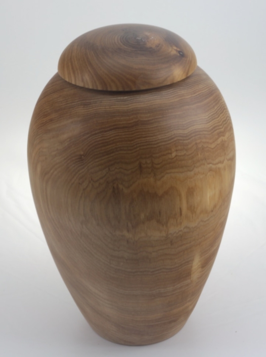 Wood funeral urn - #225- Ash 7,25 x 11,5 in.