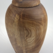 Wood funeral urn - #225a- Ash 7,25 x 11,5 in.