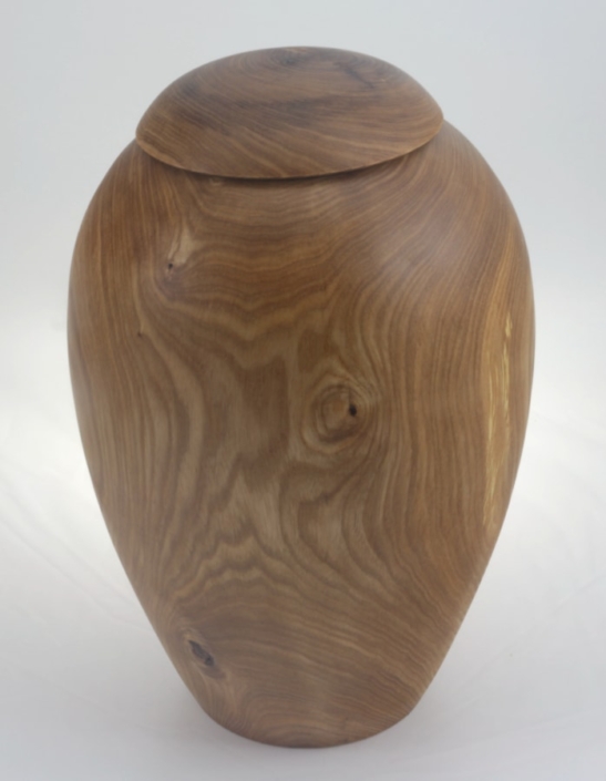 Wood funeral urn - #227- Ash 7,25 x 11,25 in.