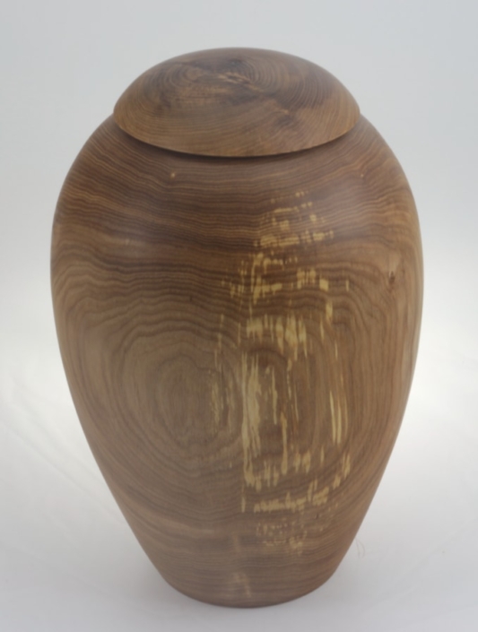 Wood funeral urn - #227a- Ash 7,25 x 11,25 in.