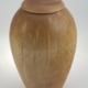 Wood funeral urn - #232a-Spalted White Birch 7 x 11in.