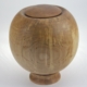 Wood funeral urn - #233-Spalted White Birch 8 x 9in.